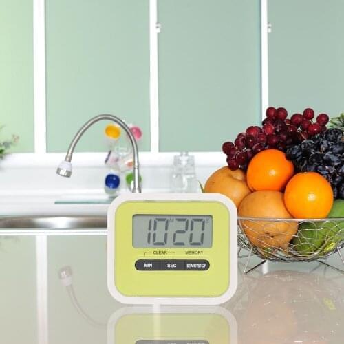 Alarm Clock Timer Lazy ABS Kitchen Cooking Electronic Student Experiment Reminder Timing Tools For Kitchen Kitchen Timer