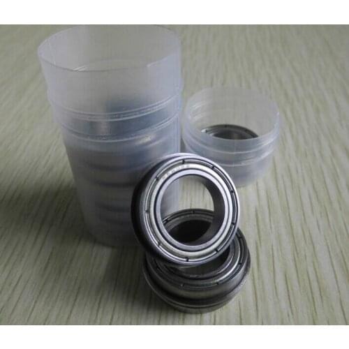 Cost performance F6802ZZ size 15x24x5mm GCr15 material Flanged Flange Deep Groove Ball Bearing