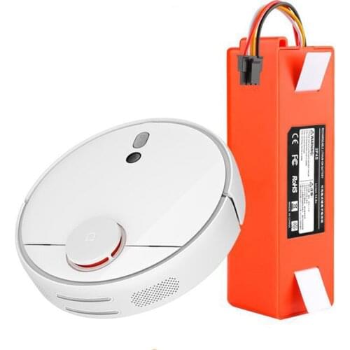 Newest 6500mAh 14.4V li-ion battery for XIAOMI ROBOROCK Vacuum Cleaner S50 S51 T4 T6 mi robot Vacuum Cleaner accessories