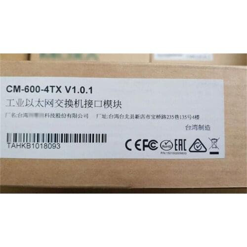 New Original CM-600-4TX Ethernet Switch Interface Module v1.0.1 CM6004TX