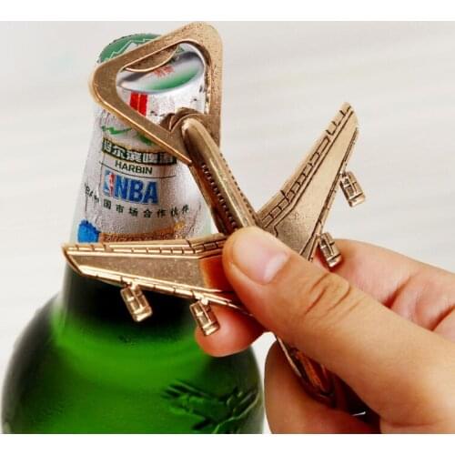 Wedding favor gift 2 styles alloy airplane shaped beer bottle opener party giveaways for guest 300pcs/lots