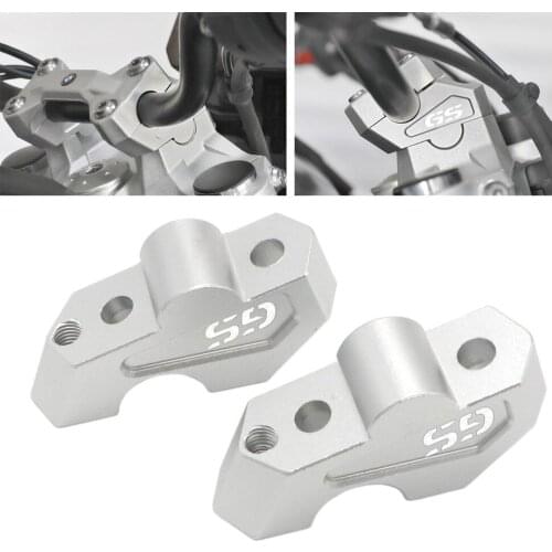 F750GS F750 GS 2018 2019 22MM Handlebar Risers Clamp Height up also Backward Extend Adapters with Bolts for BMW 2018 2019 F750GS