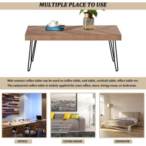 Smooth Surface Practical Easy Assembly Display Coffee Table for Bedroom