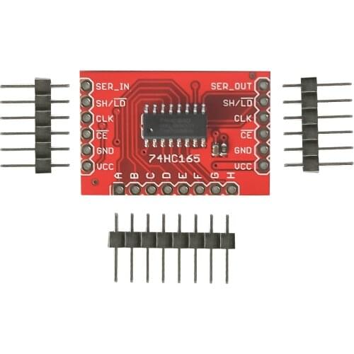 DC 2-6V SN74HC165 Conversion Module Shift-In Breakout Board