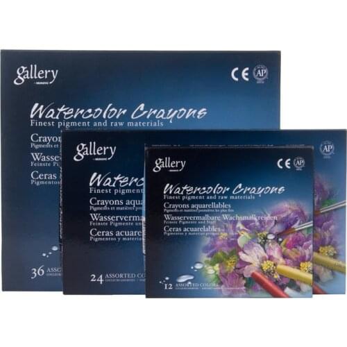 MUNGYO MAC36 color water soluble crayons colorful sticks children coloring oil painting sticks