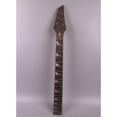 Electric guitar neck replacement 22 fret 25.5 Inch rosewood Fretboard Head