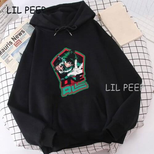 Harajuku Hoodie My Hero Academia Printed Men/women Hoodie Long Sleeve Sweatshirt Autumn Streetwear Sweatshirt anime Clothes