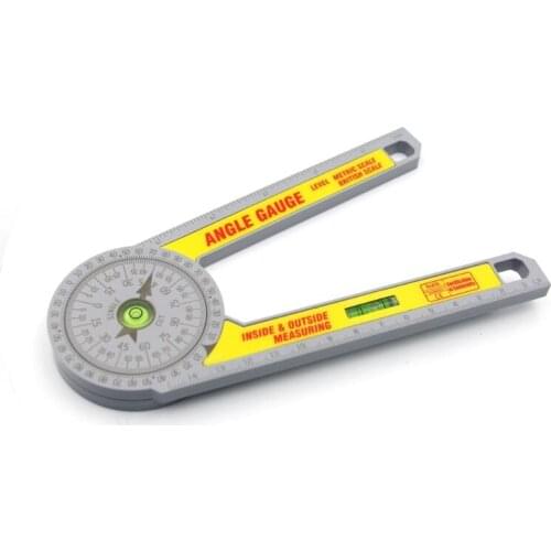 360 Degree Miter Saw Protractor High Accuracy Angle Finder Measuring Ruler Tool