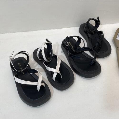 Womens sandals 2021 summer new japanese roma style muffin platform sandal female casual shoes for womem A064