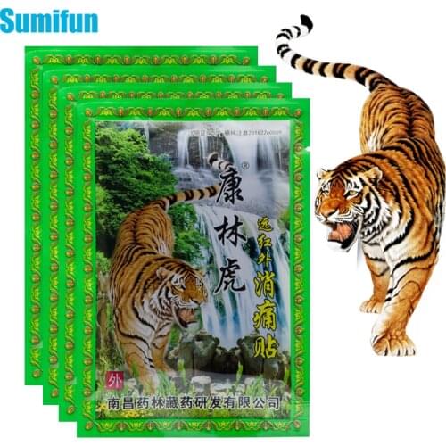 8Pcs Sumifun Tiger Balm Arthritis Pain Patch Rheumatism Back Neck Muscle Sprain Medical Plaster Joints Painkiller Herbal Sticker
