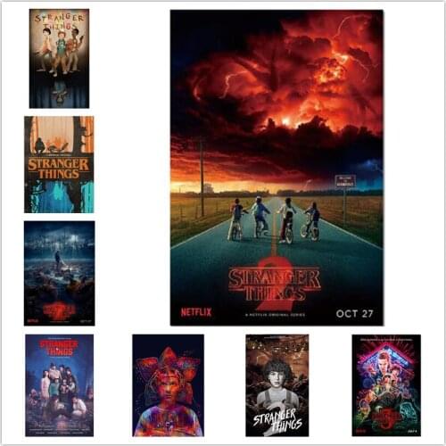 Diamond Painting Cross Stitch Stranger Things 8 Poster Picture of Rhinestone DIY Diamond Mosaic Diamond Embroidery Home Decor