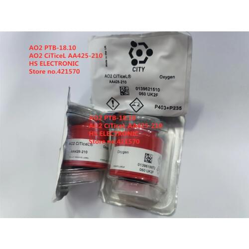 AO2 OXYGEN PTB-18.10 AA428-210 the UK CITY Oxygen gas sensors AO2 CiTiceL PTB-18.10 oxygen sensor ao2 ptb-18.10 O2 sensor stock