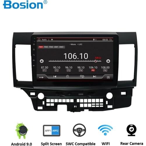Android 10 Car Radio for Mitsubishi lancer 10 inch 1024*600 Quad Core wifi Bluetooth video audio Multimedia 2din car dvd player
