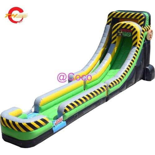 Free ship to sea port!12x4m custom giant inflatable water slide, commercial inflatable slip n slide for sale