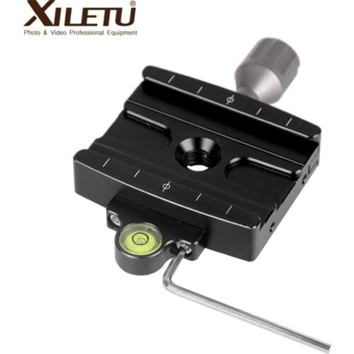 Free Shipping XILETU QR-60P 360 Degree Panoramic Adapter Clamp Tripod Monopods 1/4'' & 3/8'' Thread Adapter Camera Universal