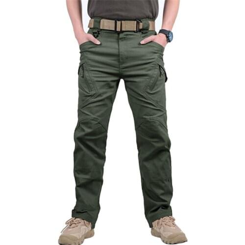 Military Tactical Pants Men Multi-pocket SWAT Combat Army Trousers Male Waterproof Breathable Resistant Cargo Pants Big Size 5XL