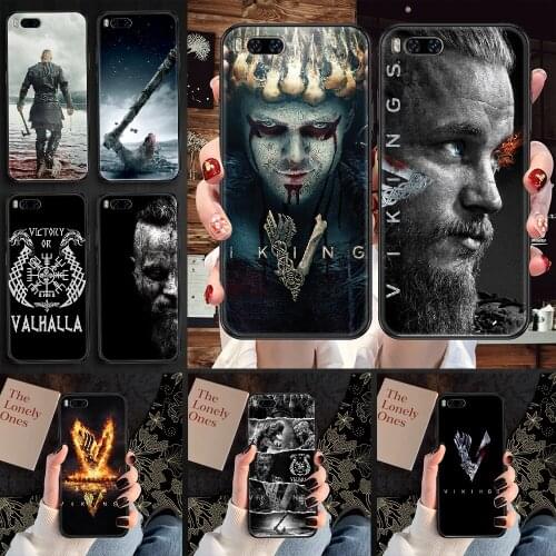 Hot Vikings TV Phone case For Xiaomi Mi Max Note 3 A2 A3 8 9 9T 10 Lite Pro Ultra black tpu Etui 3D shell pretty cell cover