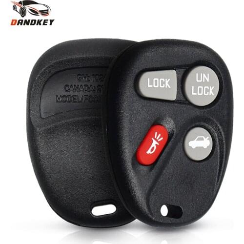 Dandkey 30pcs 3 Buttons No Chip Blank Remote 2+1 Panic Key Shell Case Cover For Buick Hummer H3 GMC For Chevrolet Colorado Isuzu