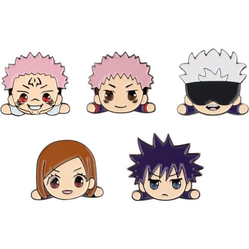 DB636 Anime Gojo Satoru Cartoon Brooch Pin Jewelry Decoration Badge Clothing Lapel Pin Jewelry Gift