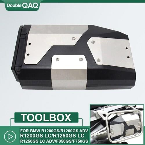 For BMW R1200GS ADV Adventure 2004-2012 ABS Alloy Toolbox Box Toolbox 4.2 Liters Right Side Bracket