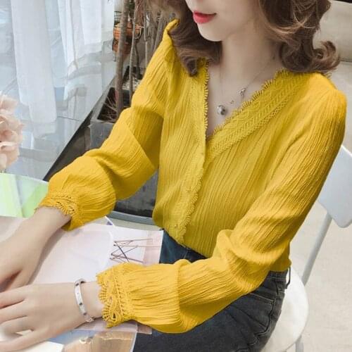 EACHIN Womens Chiffon Blouses