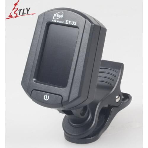 ENO ET-33 Top Quality Backlit LCD Guitar Tuner Mini Auto Chromatic Bass Violin Ukulele Tuner Super Anti-interference