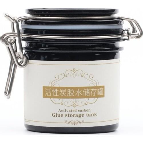 Eyelash Glue Sealed Storage Tank Nano-activated Carbon Cylinder Keep Dry & Fresh Seal Storage Box