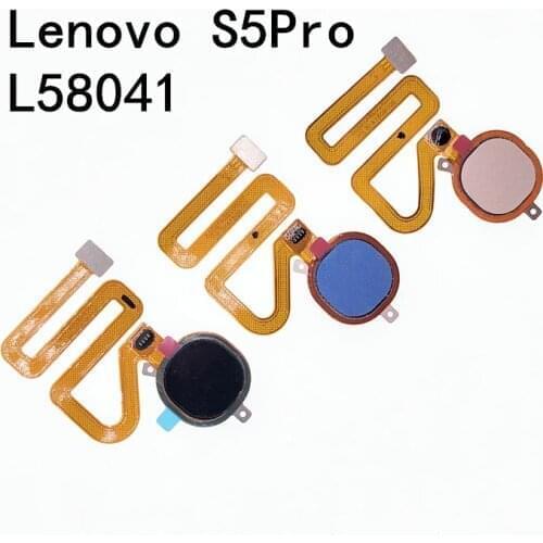 Home Button Flex Cable Repair Fingerprint Scanner Menu Return Key Recognition Sensor For Lenovo S5 Pro L58041