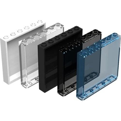 5PCS/Set 59349 MOC 1x6x5 Wall Element Panel Assembles Accessories Parts Building Blocks Toys for Children Kids Gifts