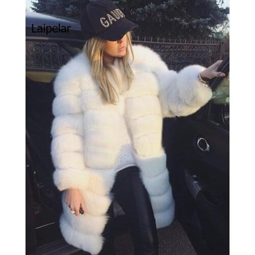 Laipelar White Fur Coats