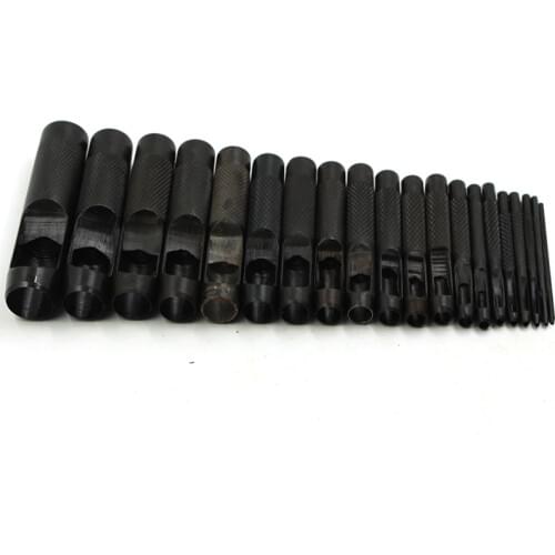 1pcs Leather Round Hole Craft Set Hollow Puncher Hole Cutter Punching Drilling Tools Eyelet Punch Die Tool DIY LeatherCraft Tool