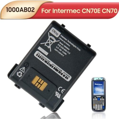Original Replacement Battery 1000AB02 For Intermec Honeywell CN70E CN70 318-043-033 Handheld Computer Battery 4000mAh