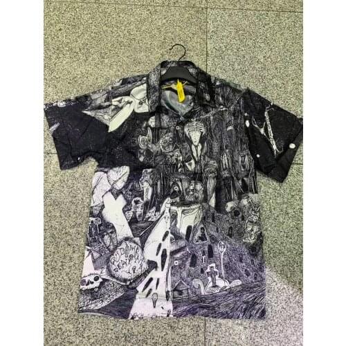 Zk261 Fashion Mens Shirts 2021 Runway Luxury famous Brand European Design party style Mens Clothing