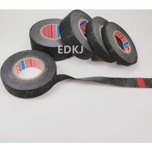 1pcs Width 9/15/19/25/32MM Length15M New Tesa Type Coroplast Adhesive Cloth Tape For Cable Harness Wiring Loom