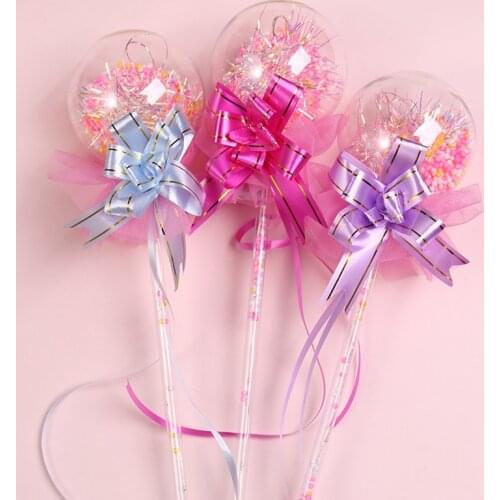 5PCS LED lighting ball toys The third star of the sky shines Princess magic props Festive wedding party supplies Christmas gift