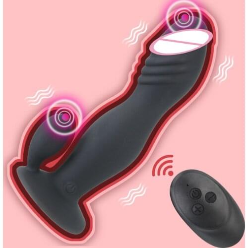 Butt Plug Wireless Remote Control Anal Vibrator G-spot Stimulator 10 Speeds Sex Toys For Women Men Prostate Massager