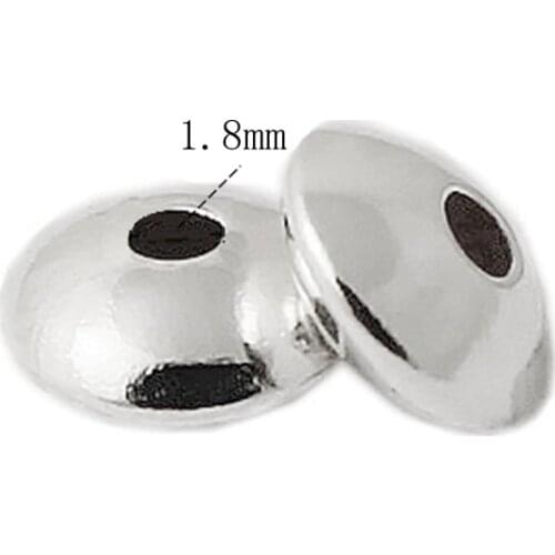 Beadsnice 925 Sterling Silver Spacer Beads for Jewelry Making Wholesale Diy Jewelry Findings 28474
