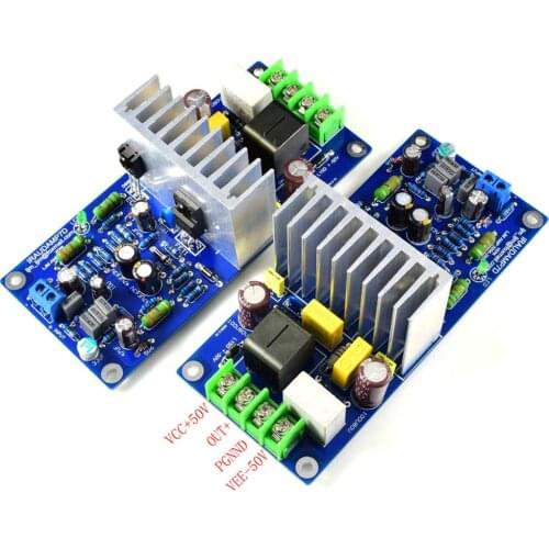 1pair L15D 25W- 500W Class D Digital Amplifier AMP Board IRS2092 IRFI4019H IRAUDAMP7S