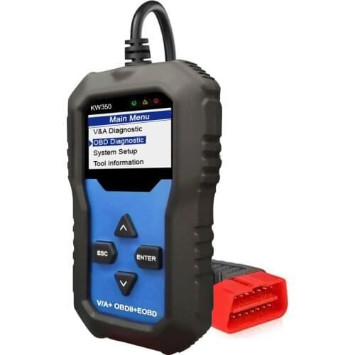 KW350 OBD2 Diagnostic Scanner for Auto VAG VW Audi ABS Airbag Reset Oil Service Light EPB Diagnostic Tool Better VAG COM