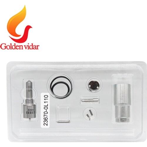 2pcs/lot Common Rail Diesel fuel repair kit 23670-0L110, for DEN injector, nozzle G3S33, for fuel injection spare parts