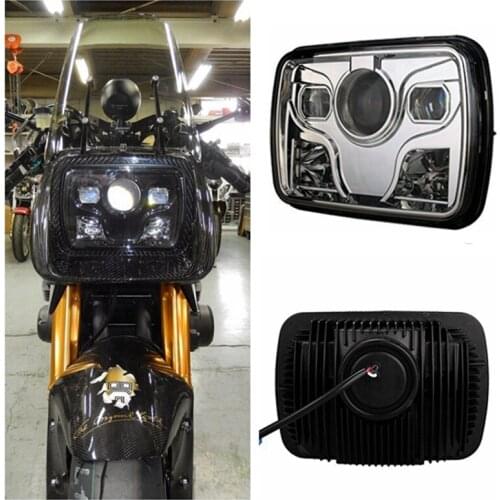 DOT 5"x7" Square LED Headlights Projector with High/Low Beam DRL Driving For Truck Jeep Offroad Car Motorcycle ( Pcs)