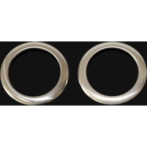 2pcs/set stainless steel trim speaker ring decoration circle cover for Mitsubishi ASX