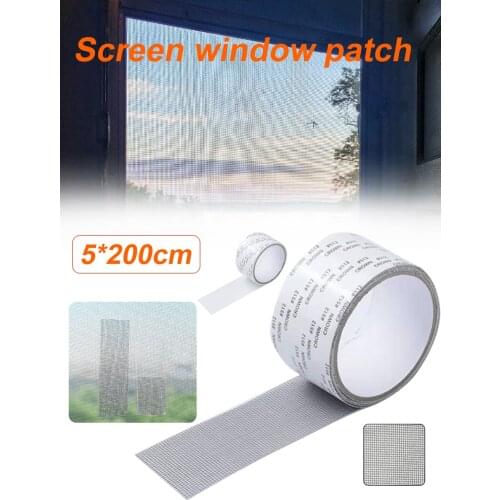 5*200cm Window Repair Tape 3layer Strong Adhesive Mosquito Window Net Repair Patch For Home Window Net Repair Accessories Parts