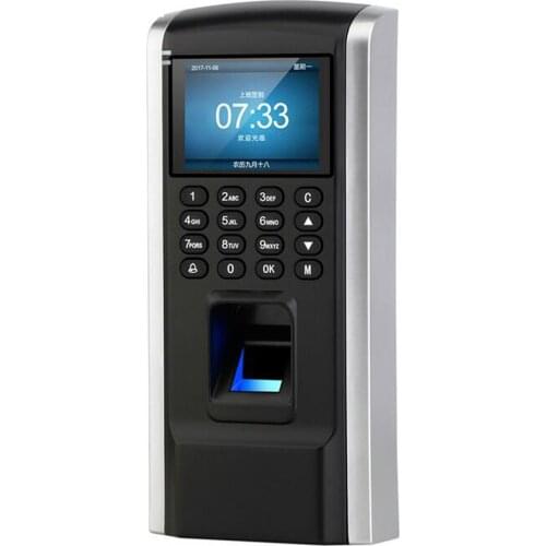RFID Fingerprint Access Control Biometric USB Attendance Employee Time TCP/IP Port Access