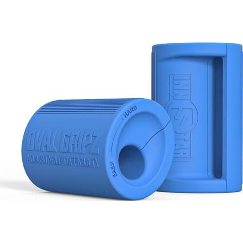 INNSTAR Oval Gripz GYM Bar Grips Simple Proven Way To Get Big Biceps Forearms Fast With Silicone Material Oval Eccentric Design