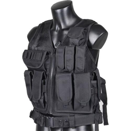 Outdoor Police Tactical Vest Camouflage Military Body Armor Sports Wear Hunting Vest Army Swat Molle Vests Tops