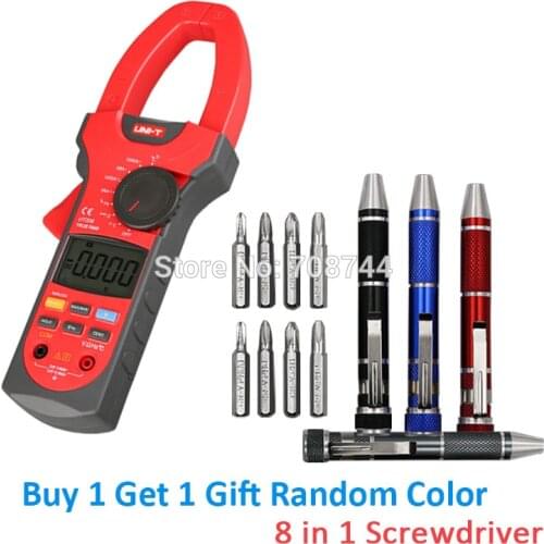 UNI-T UT208 Digital Multimeter AC DC Voltage Amp Ohm Temp Tester