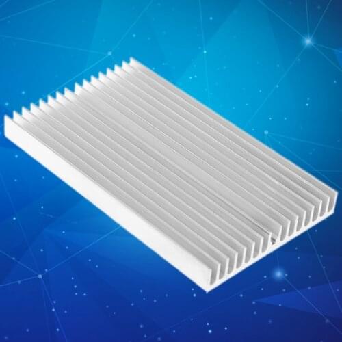 1 PC 100*60*10mm Aluminum Heat Sink DIY Cooler For IC Chip LED Power Transistor