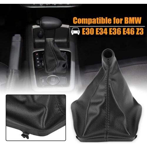 Car Gear Stick Shift Knob Gaiter Boot Cover for BMW E30 E34 E36 E46 Z3 Gear Gaiter Boot Cover