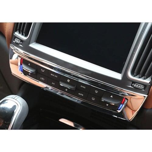 For Maserati Levante Car-Styling ABS Central Control Mode Frame Cover Trim Sticker Accessories